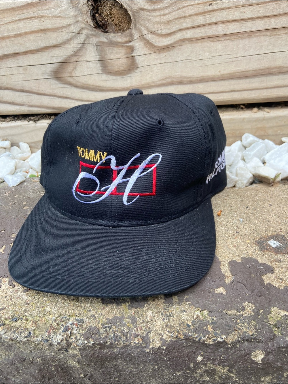 NWOT Vintage 90's Tommy a Hilfiger Boot Snapback Hat